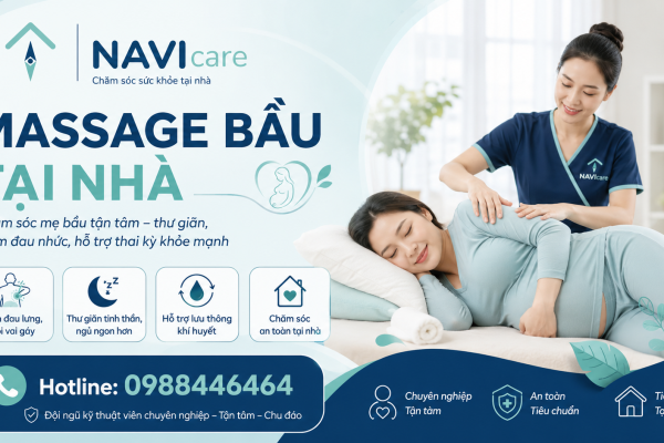 Dịch vụ Massage Bầu tại nhà - NAVI care