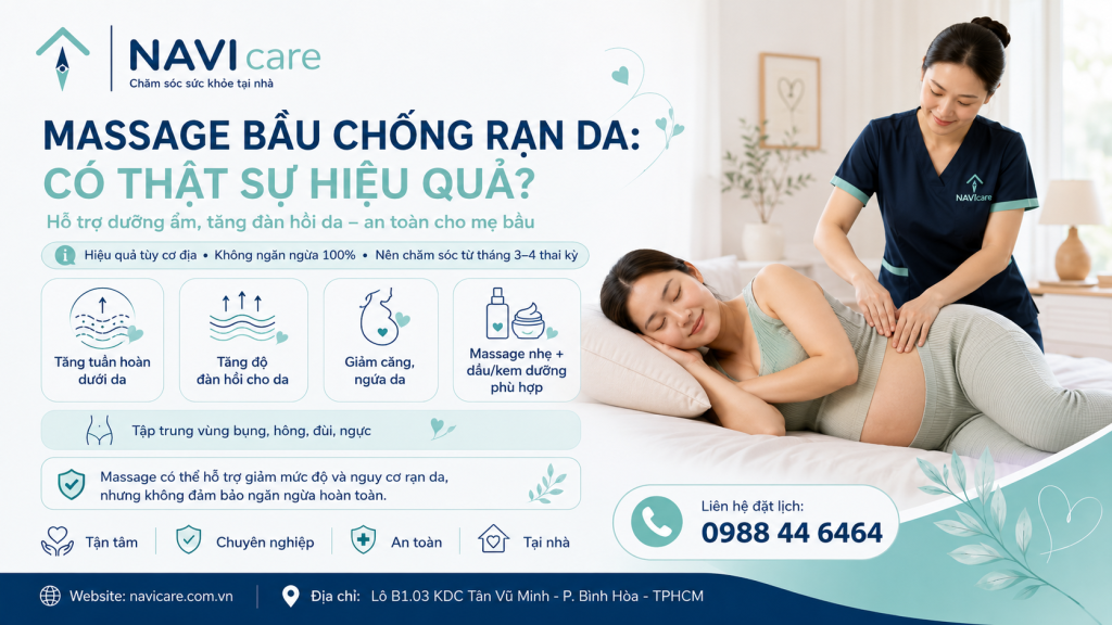 Massage bầu chống rạn da: có thật sự hiệu quả?