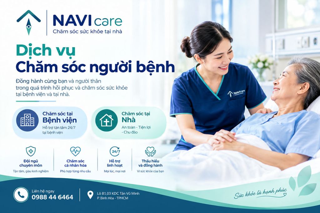 NAVI care - Dịch vụ Chăm sóc người bệnh