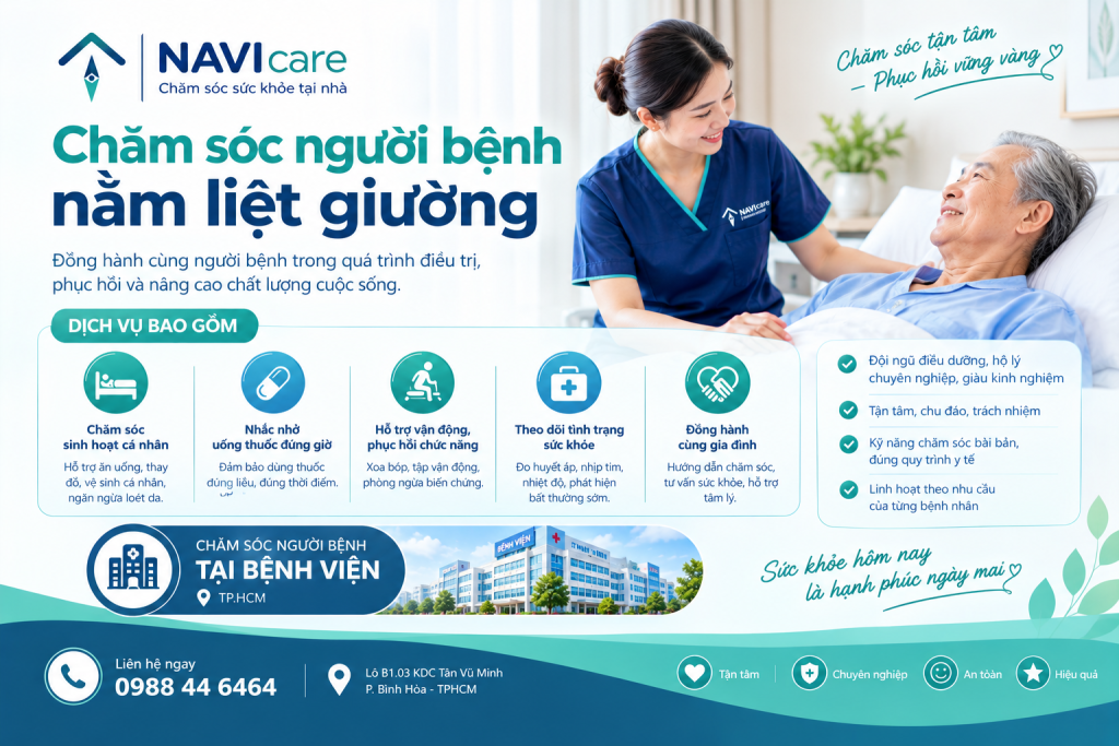 Dịch vụ Chăm sóc người bệnh nằm liệt giường