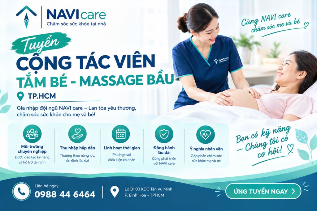 Thư ngỏ Hợp tác với Cộng tác viên Tắm bé, Massage Bầu tại nhà!