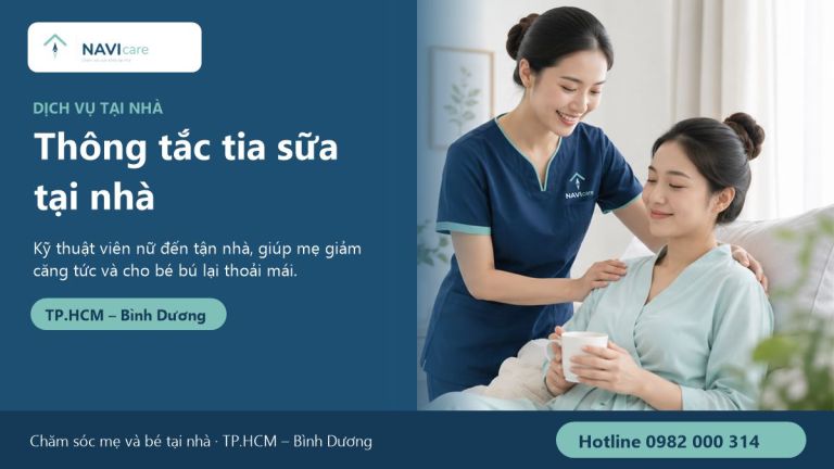 Dịch vụ thông tắc tia sữa tại nhà